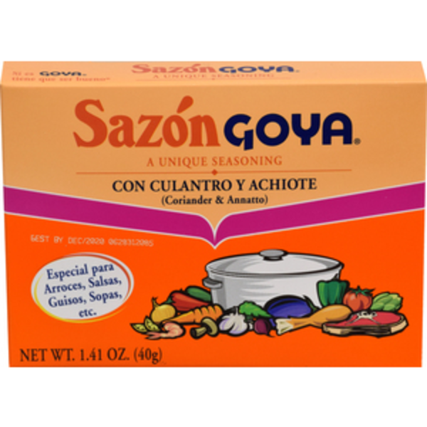 Goya Sazon Goya Sazon Cilantro/Achte 1.41 oz., PK36 3782